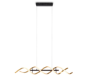 Trio Lighting Trio SEQUENCE hanglamp | LED | goudkleurig | 104,5 x 16 cm | IP20 | 1x 45W | 5600 lm | 2300+3000+4000K | dimbaar