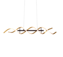 Trio Lighting Trio SEQUENCE hanglamp | LED | goudkleurig | 104,5 x 16 cm | IP20 | 1x 45W | 5600 lm | 2300+3000+4000K | dimbaar