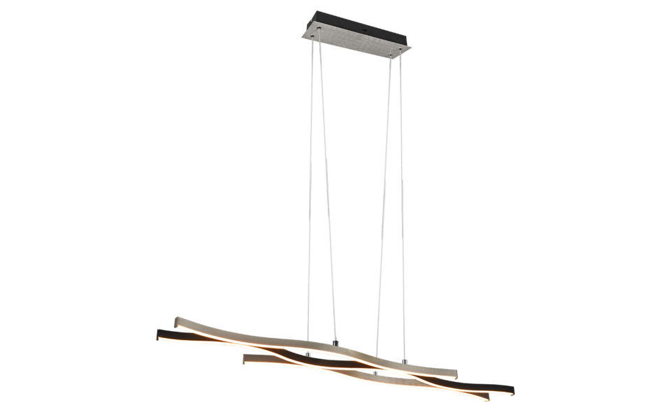 Trio Lighting Trio BLAZE hanglamp | LED | geborsteld aluminium | 107,5 x 15,5 cm | IP20 | 1x 35W | 4300 lm | 2300+3000+4000K | dimbaar Trio Lighting Trio BLAZE hanglamp | LED | geborsteld aluminium | 107,5 x 15,5 cm | IP20 | 1x 35W | 4300 lm | 2300+3000+4000K | dimbaar