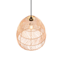 Trio Lighting Trio RIKE hanglamp | E27 Fitting | natuurlijke afwerking | Ø 35 cm | IP20 | excl. 1x E27 | max. 40W