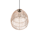 Trio Lighting Trio RIKE hanglamp | E27 Fitting | natuurlijke afwerking | Ø 35 cm | IP20 | excl. 1x E27 | max. 40W