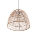 Trio Lighting Trio RIKE hanglamp | E27 Fitting | natuurlijke afwerking | Ø 35 cm | IP20 | excl. 1x E27 | max. 40W