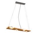 Trio Lighting Trio TAILOR hanglamp | E27 Fitting | natuurlijke afwerking | 115 x 20 cm | IP20 | excl. 4x E27 | max. 10W