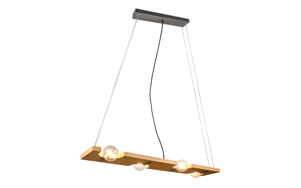 Trio Lighting Trio TAILOR pendant light | 4x E27 max 40W | IP20 | 150 cm