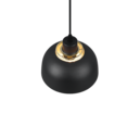 Trio Lighting Trio PUNCH pendant light | 1x E27 max 40W | black | Ø 18 cm | IP20 | 150 cm
