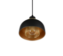 Trio Lighting Trio PUNCH hanglamp | E27 Fitting | mat zwart | Ø 18 cm | IP20 | excl. 1x E27 | max. 40W
