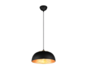 Trio Lighting Trio PUNCH pendant light | 1x E27 max 40W | black | Ø 35 cm | IP20 | 150 cm