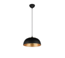 Trio Lighting Trio PUNCH hanglamp | E27 Fitting | mat zwart | Ø 35 cm | IP20 | excl. 1x E27 | max. 40W