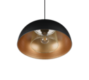 Trio Lighting Trio PUNCH pendant light | 1x E27 max 40W | black | Ø 35 cm | IP20 | 150 cm
