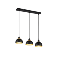 Trio PUNCH pendant light | E27 | black | Ø 74 cm | IP20