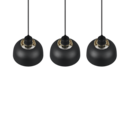 Trio Lighting Trio PUNCH hanglamp | E27 Fitting | mat zwart | 68 x 18 cm | IP20 | excl. 3x E27 | max. 40W