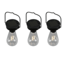 Trio Lighting Trio CAMPUS hanglamp | LED | mat zwart | Ø 7 cm | IP44