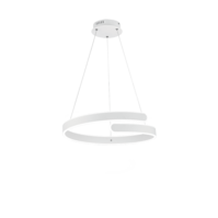 Trio PARMA LED pendant light | chrome | Ø 50 cm | IP20