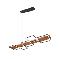 Trio HARPER hanglamp | LED | mat zwart | 115 x 44,5 cm | IP20