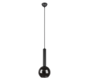 Trio Lighting Trio CLAYTON hanglamp | E27 Fitting | mat zwart met verchroomd | Ø 20 cm | IP20 | excl. 1x E27 | max. 28W