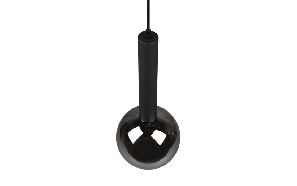 Trio Lighting Trio CLAYTON pendant light | 1x E27 max 40W | black | Ø 20 cm | IP20 | 150 cm Trio Lighting Trio CLAYTON pendant light | 1x E27 max 40W | black | Ø 20 cm | IP20 | 150 cm