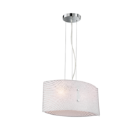 Trio ELISA hanglamp | chroom met transparant | IP20 | E27 Fitting Trio ELISA hanglamp | chroom met transparant | IP20 | E27 Fitting
