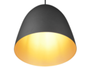 Trio Lighting Trio TILDA pendant light | 1x E27 max 40W | black with gold | Ø 25 cm | IP20 | 150 cm