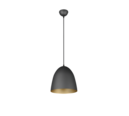 Trio Lighting Trio TILDA pendant light | 1x E27 max 40W | black with gold | Ø 25 cm | IP20 | 150 cm