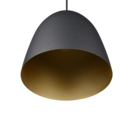 Trio Lighting Trio TILDA hanglamp | E27 Fitting | zwart met goud | Ø 25 cm | IP20 | excl. 1x E27 | max. 40W