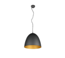 Trio Lighting Trio TILDA pendant light | 1x E27 max 40W | black with gold | Ø 40 cm | IP20 | 150 cm
