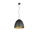 Trio Lighting Trio TILDA pendant light | 1x E27 max 40W | black with gold | Ø 40 cm | IP20 | 150 cm