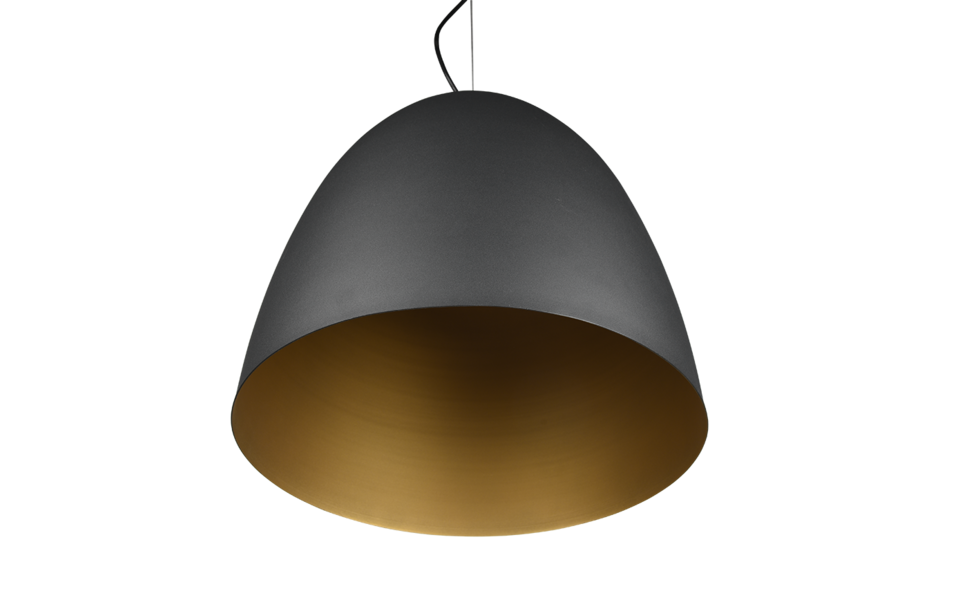 Trio Lighting Trio TILDA hanglamp | E27 Fitting | zwart met goud | Ø 40 cm | IP20 | excl. 1x E27 | max. 40W