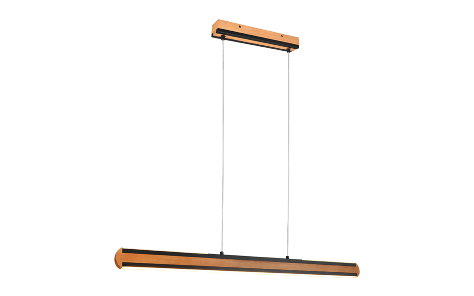 Trio Lighting Trio DEACON hanglamp | LED | natuurlijke afwerking | 110 x 6,5 cm | IP20 | 1x 42W | 5000 lm | 2700+4000+6500K | niet dimbaar Trio Lighting Trio DEACON hanglamp | LED | natuurlijke afwerking | 110 x 6,5 cm | IP20 | 1x 42W | 5000 lm | 2700+4000+6500K | niet dimbaar