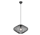 Trio Lighting Trio COBAIN hanglamp | E27 Fitting | mat zwart | Ø 38 cm | IP20 | excl. 1x E27 | max. 40W