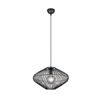 Trio COBAIN pendant light | E27 | black | Ø 38 cm | IP20