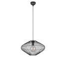 Trio Lighting Trio COBAIN hanglamp | E27 Fitting | mat zwart | Ø 38 cm | IP20 | excl. 1x E27 | max. 40W
