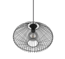 Trio Lighting Trio COBAIN pendant light | 1x E27 max 40W | black | Ø 38 cm | IP20 | 150 cm