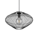 Trio Lighting Trio COBAIN hanglamp | E27 Fitting | mat zwart | Ø 38 cm | IP20 | excl. 1x E27 | max. 40W