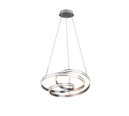 Trio Lighting Trio NURIA hanglamp | LED | nikkel mat | Ø 60 cm | IP20 | 1x 60W | 7200 lm | 2300+3000+4000K | dimbaar