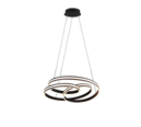 Trio Lighting Trio NURIA LED pendant light | 1x 60W 7200 lm 4000K | black | Ø 60 cm | IP20 | 150 cm