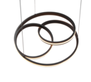 Trio Lighting Trio NURIA hanglamp | LED | mat zwart | Ø 60 cm | IP20 | 1x 60W | 7200 lm | 2300+3000+4000K | dimbaar