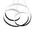 Trio Lighting Trio NURIA LED pendant light | 1x 60W 7200 lm 4000K | black | Ø 60 cm | IP20 | 150 cm