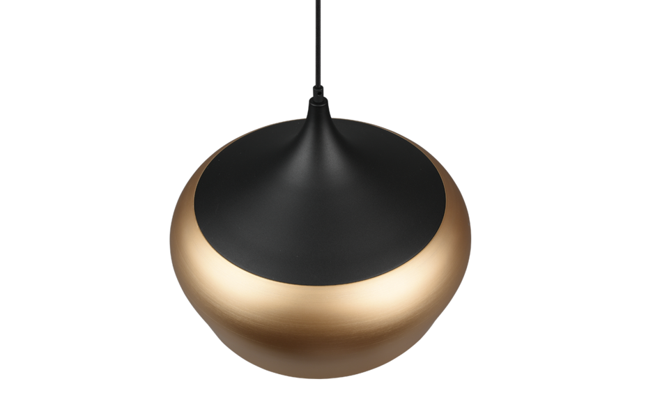 Trio Lighting Trio CHIRON hanglamp | E27 Fitting | messing mat | Ø 45 cm | IP20 | excl. 1x E27 | max. 40W