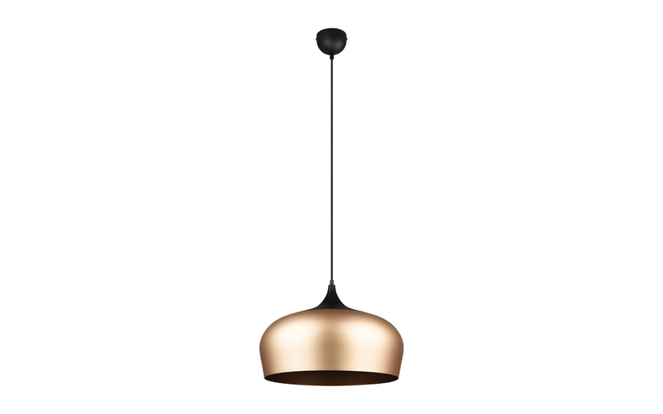Trio Lighting Trio CHIRON hanglamp | E27 Fitting | messing mat | Ø 45 cm | IP20 | excl. 1x E27 | max. 40W