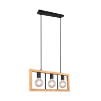 Trio AGRA pendant light | E27 | black | IP20