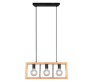 Trio Lighting Trio AGRA pendant light | 3x E27 max 40W | black | IP20 | 150 cm