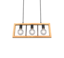 Trio Lighting Trio AGRA pendant light | 3x E27 max 40W | black | IP20 | 150 cm