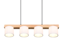 Trio Lighting Trio CAMERON pendant light | 4x E14 max 40W | white | IP20 | 150 cm