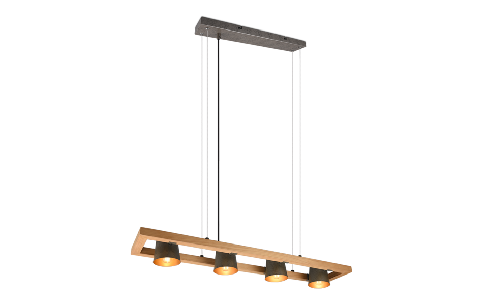 Trio Lighting Trio BELL pendant light | 4x E14 max 40W | IP20 | 150 cm