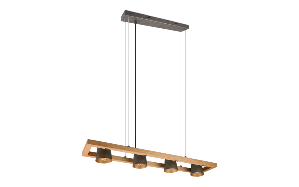 Trio Lighting Trio BELL pendant light | 4x E14 max 40W | IP20 | 150 cm