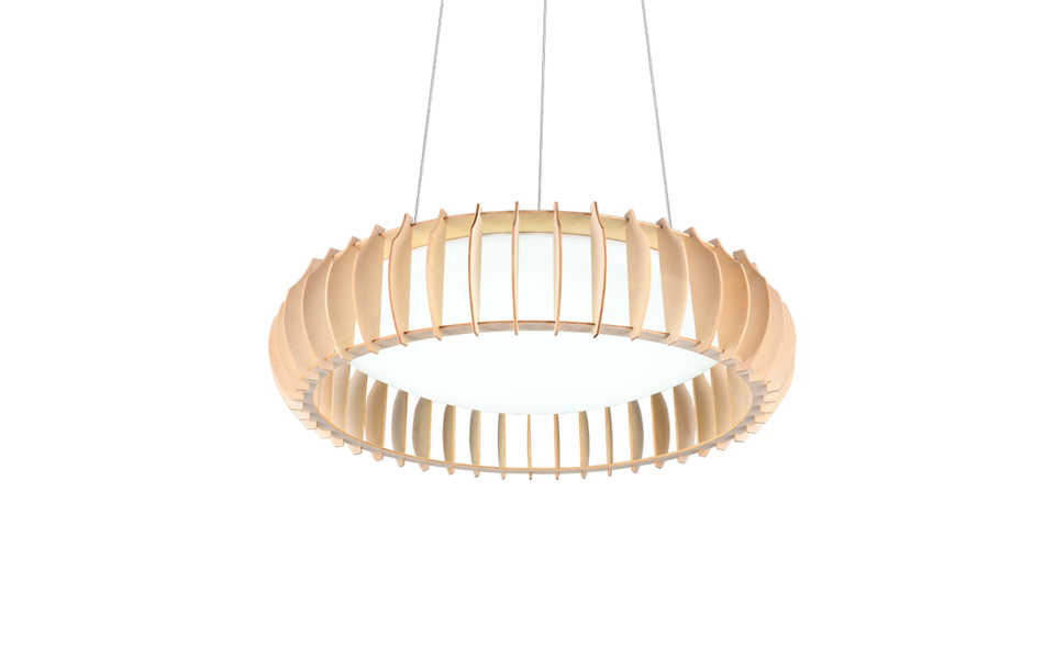 Trio Lighting Trio MONTE LED pendant light | 1x 40W 4700 lm 3000-6500K | Ø 60 cm | IP20 | 150 cm