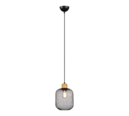 Trio Lighting Trio CALIMERO hanglamp | E27 Fitting | mat zwart | Ø 18 cm | IP20 | excl. 1x E27 | max. 40W