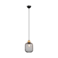 Trio CALIMERO hanglamp | mat zwart | IP20 | E27 Fitting | Ø 18 cm