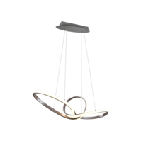 Trio SANSA hanglamp | LED | nikkel mat | 80 x 26,5 cm | IP20 Trio SANSA hanglamp | LED | nikkel mat | 80 x 26,5 cm | IP20