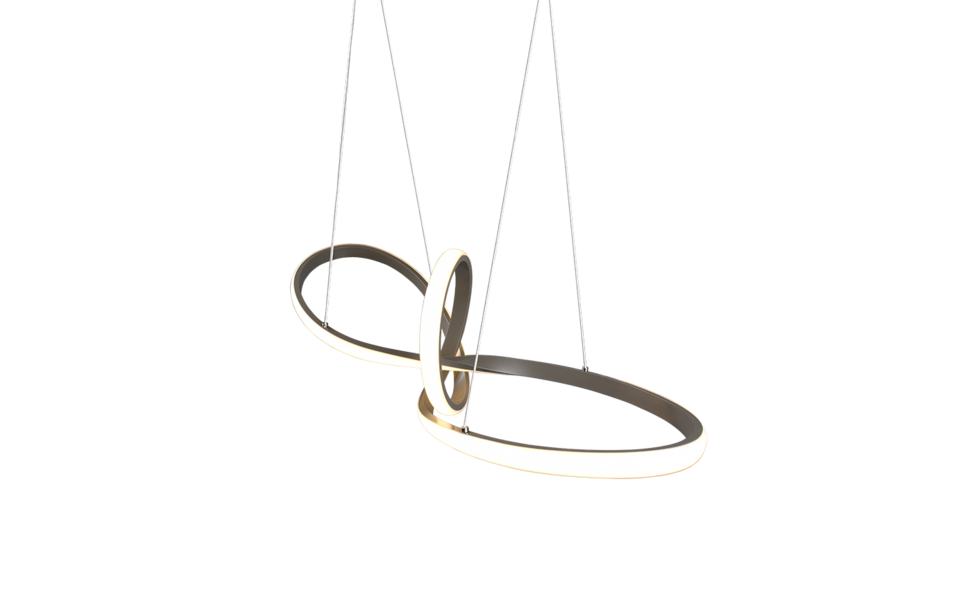 Trio Lighting Trio SANSA LED pendant light | 1x 28W 3200 lm 3000K | IP20 | 150 cm Trio Lighting Trio SANSA LED pendant light | 1x 28W 3200 lm 3000K | IP20 | 150 cm